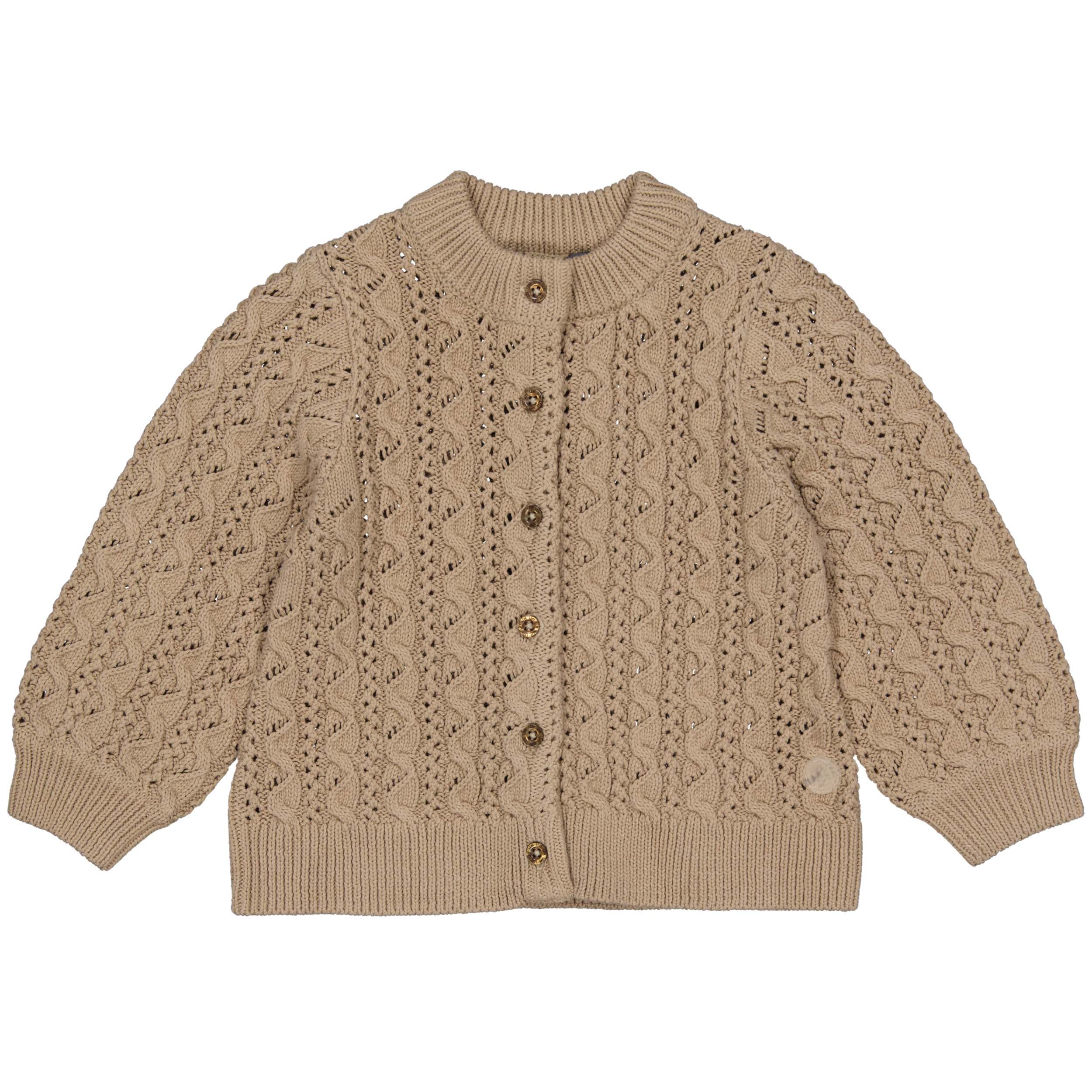 Knitted Cardigan | Taupe