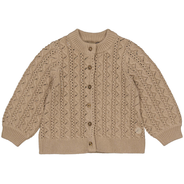 Knitted Cardigan | Taupe