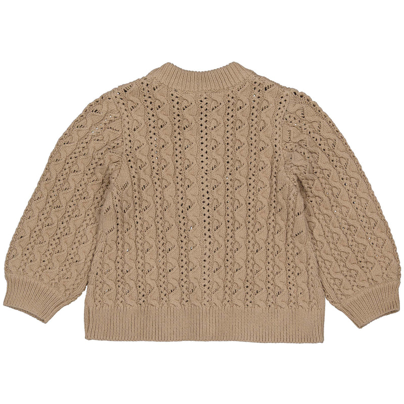 Knitted Cardigan | Taupe