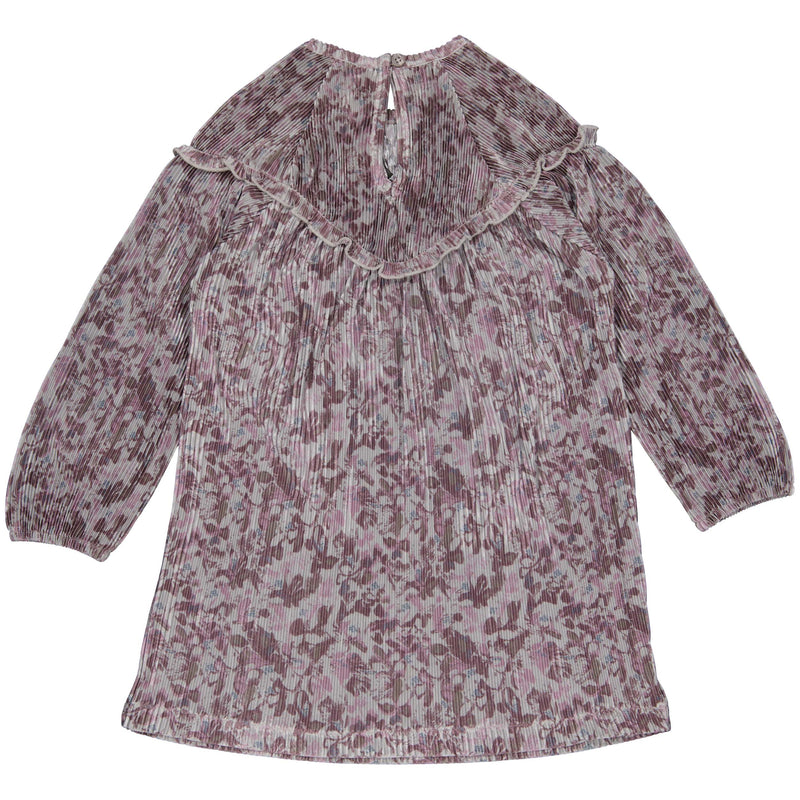 DRESS | AOP Soft grey flower