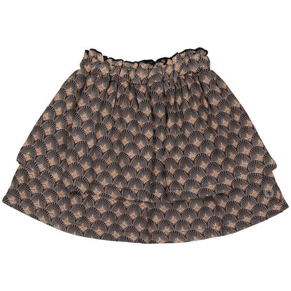 SKIRT | AOP Black Sketch