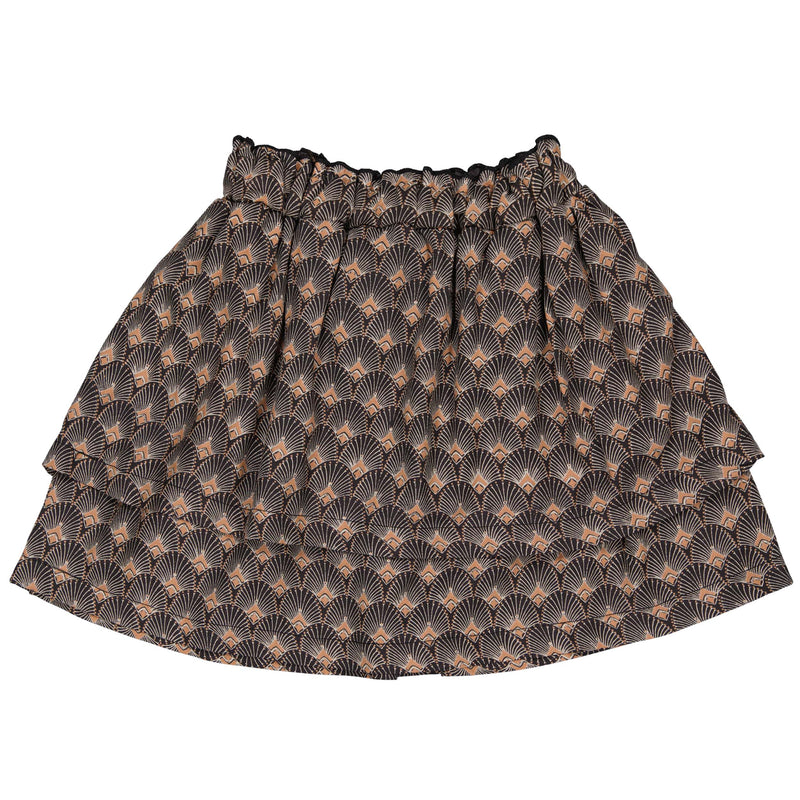 SKIRT | AOP Black Sketch