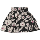 SKIRTS | AOP Black Flower