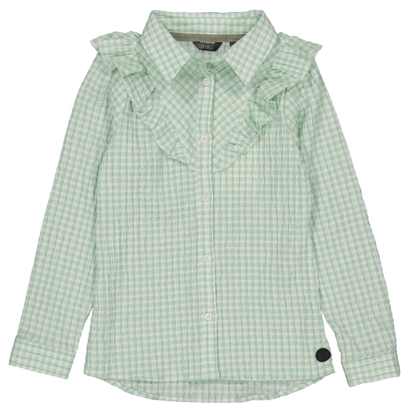 BLOUSE | AOP Green Graphic
