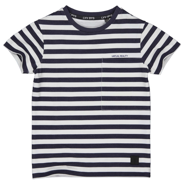 SHORTSLEEV | AOP Grey Stripe