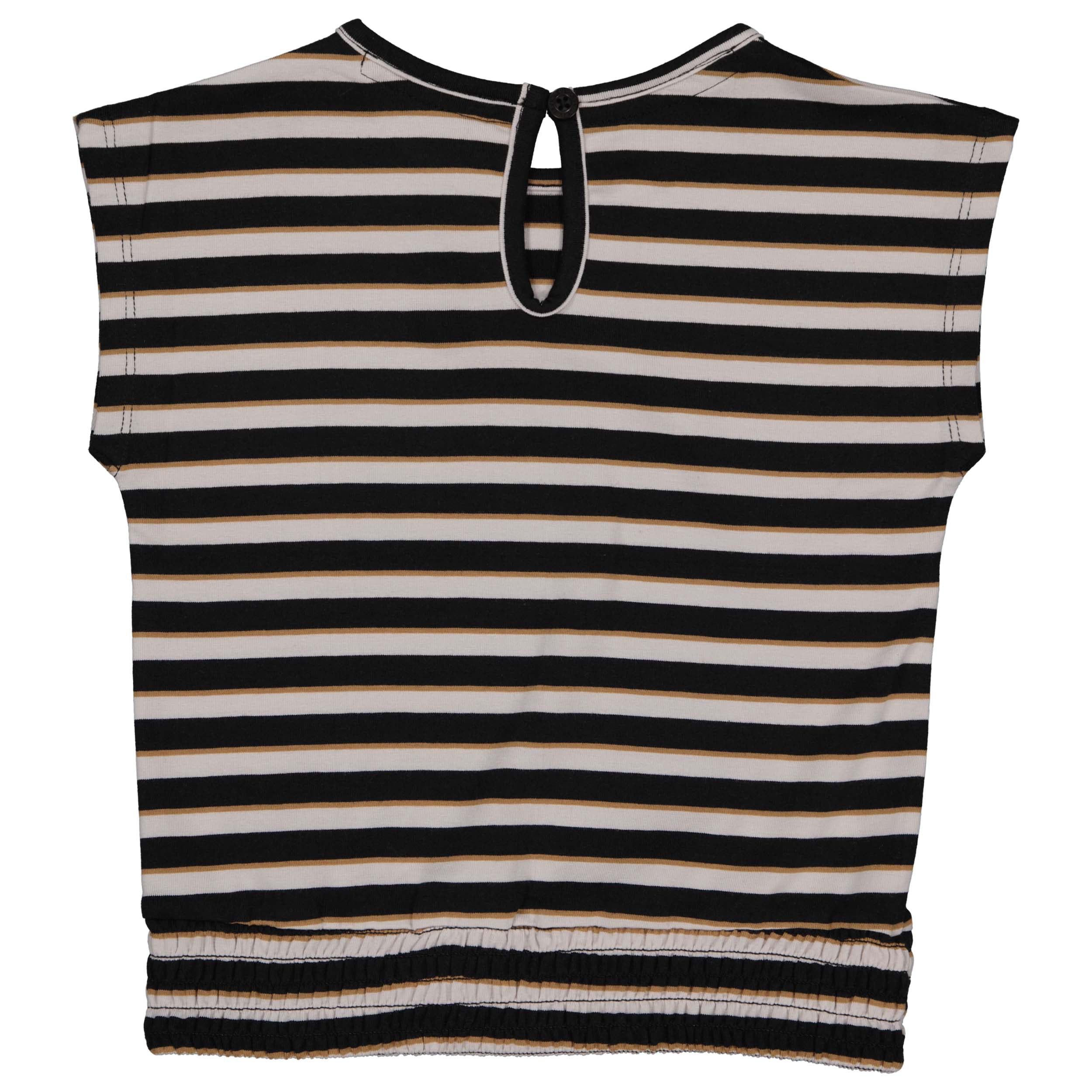 SHORTSLEEV | AOP Grey Stripe